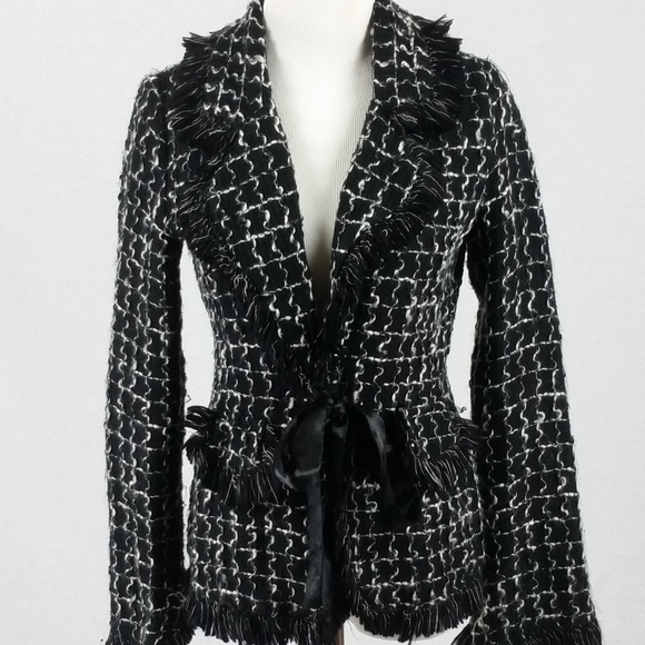 Newport News Jackets & Blazers - Newport News Black and White Jacket